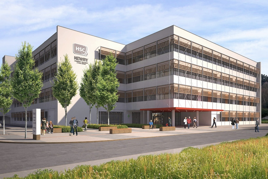 An artists impression of what the Newry Community Treatment Centre could look like. Image: Scott Tallon Walker Architects