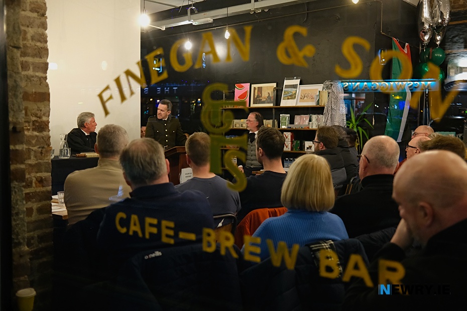 Old Newry Society hosted Newpoint Players at Finegan and Son for Anthony Russell's The Trial of Padraig Pearse back in February. Photograph: Columba O'Hare/ Newry.ie 