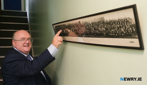 Stephen Begley fondly recalls his spot in the annual Abbey CBS photograph.