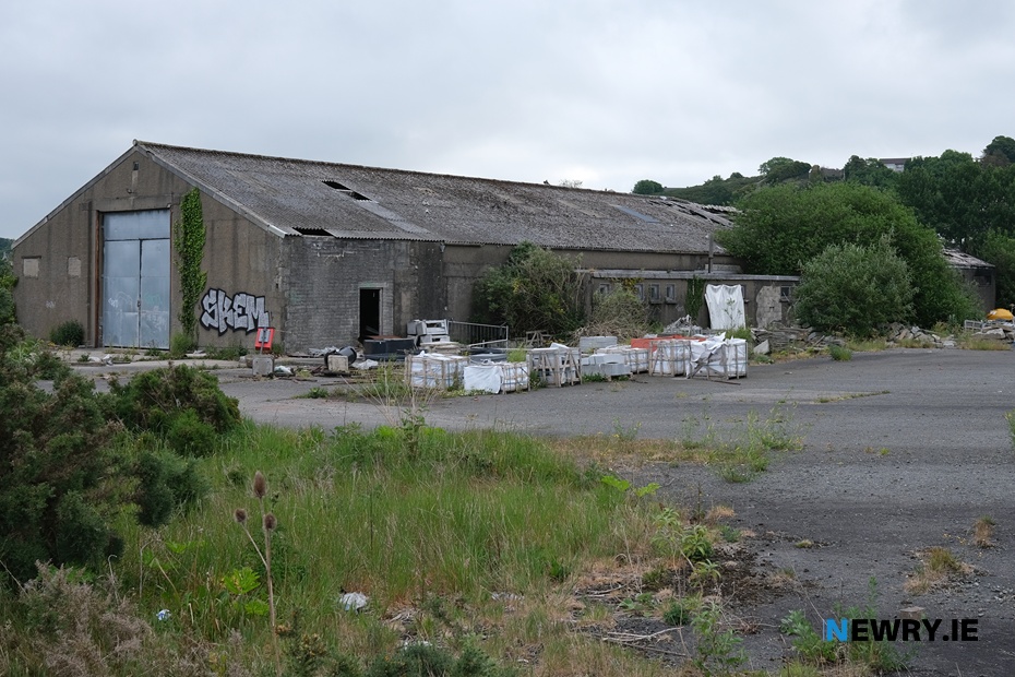 The Albert Basin site for the proposed Newry City park. Photograph: Columba O'Hare/ Newry.ie 