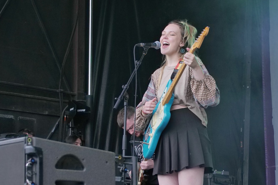 On stage at Eats & Beats