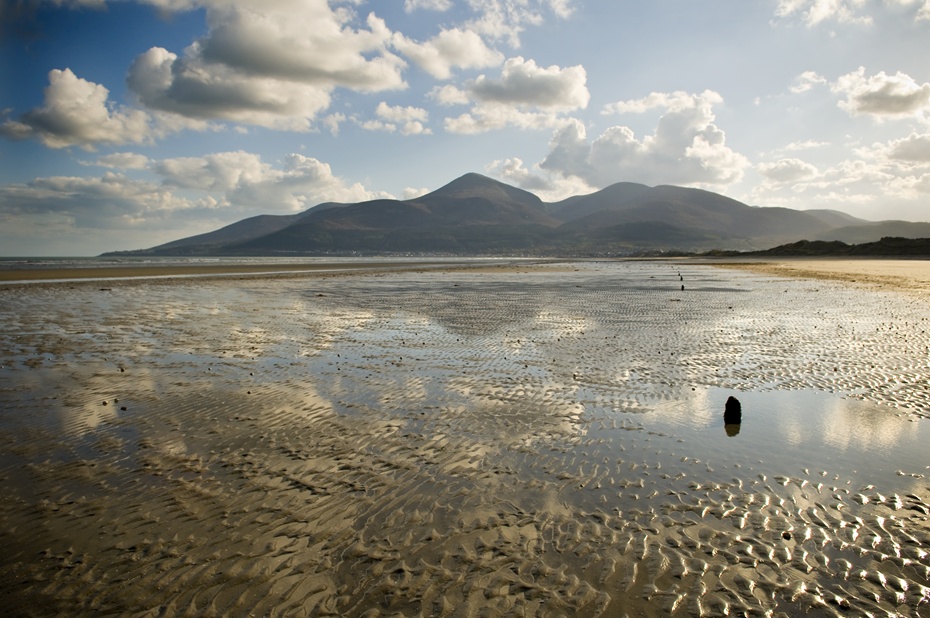 The stunning Mourne Mountains captured from Murlough Beach. Both stunning locations are part of the Mourne Gullion Strangford UNESCO Global Geopark which has joined an exciting new all-island partnership.