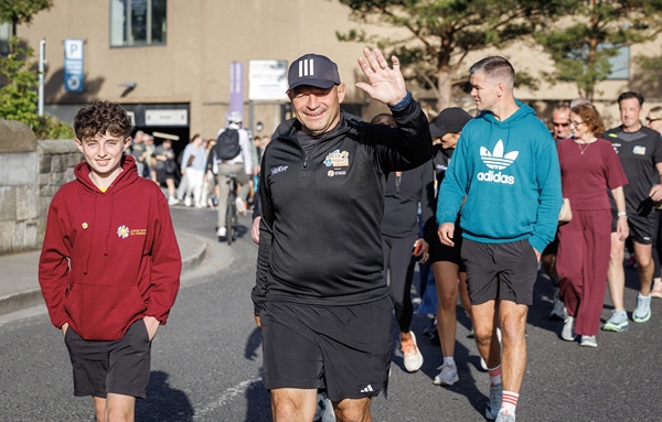 Rory Best on his walk