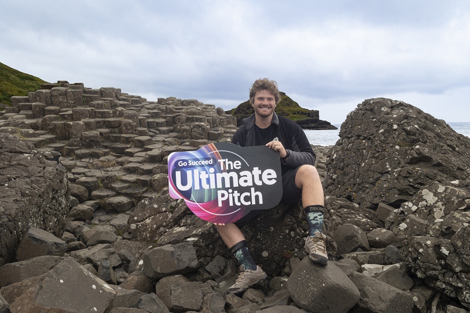 en entrepreneurs from across the Newry Mourne and Down District Council area have been shortlisted for this year’s Go Succeed: The Ultimate Pitch, with the finalists now preparing to pitch their business ideas for the chance to secure investment and progress to the regional final. Pictured at the Giant’s Causeway to launch this year’s competition is founder of Noord and winner of last year's Go Succeed: The Ultimate Pitch, Sander Van Eck.