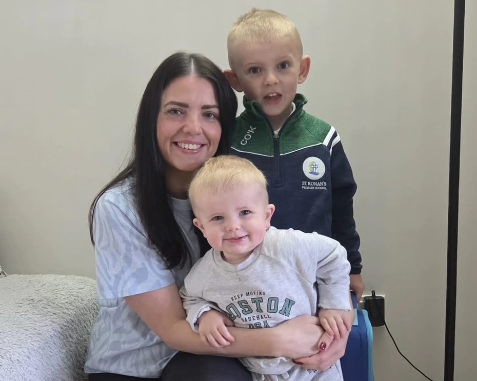 Danielle O'Keane with her two sons