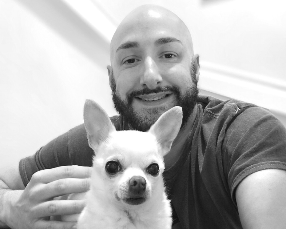Alastair Chambers with Joey