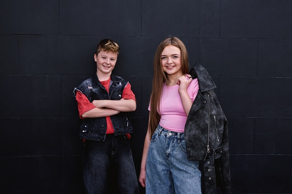 Mayobridge’s Naomi Gribben with Dublin’s Caleb Kirwan