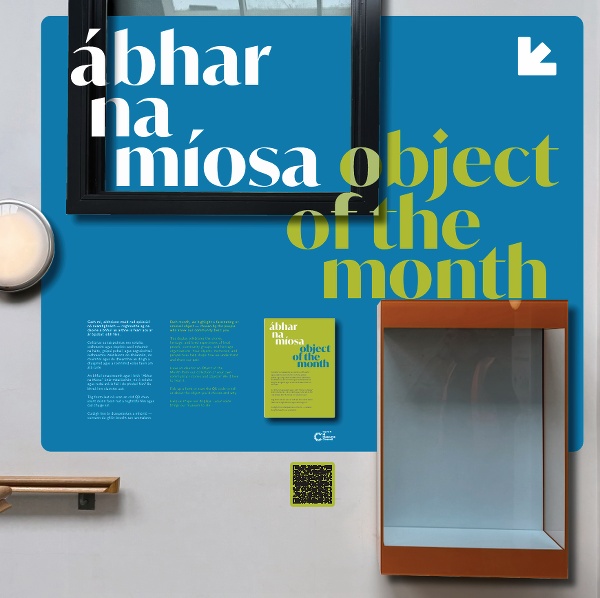 The new Object of the Month display case at Newry & Mourne Museum will provide an evolving showcase for objects from the museum’s collection and the wider community.