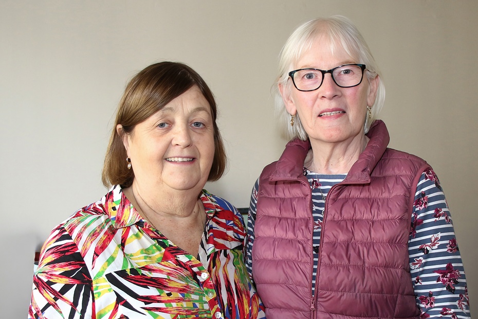 The Home2Hospital service by Bolster Community provides door-to-door volunteer driver transport for residents aged 60 and over in Crossmaglen (located in the Slieve Gullion area) who need help getting to out-of-area hospital appointments to Belfast, Dungannon or Craigavon hospitals. Margaret Carragher is one of those volunteer drivers and is pictured with Maureen who along with her husband Gerry is delighted with the service and wanted to say a Huge Thank You to everyone involved.