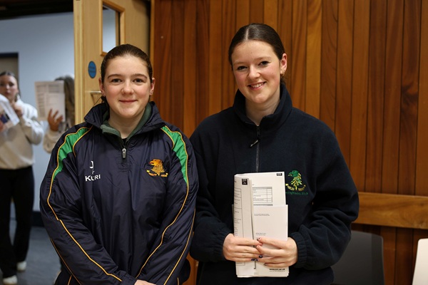 Evalynn and Elisa Colgan from Crossgar who attended the Newry Big Apprenticeship Event to uncover insights into future career options.
