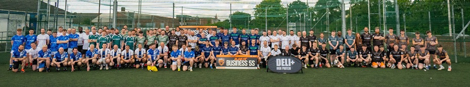Participants in the PLAYR-FIT Business 5S Tournament.