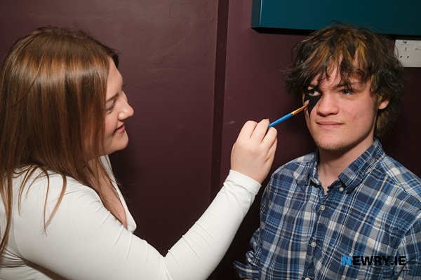 Face painting at The Bookshelf