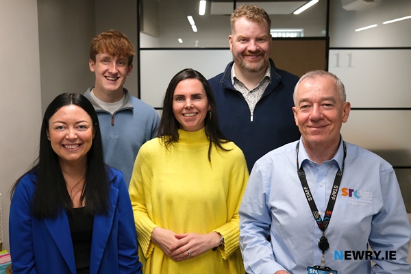 SRC representatives Amy Fitzpatrick, Edel Owens and Kieran Swail pictured along with Oliver Murdock, and Martin Murtagh from The Growth Network.