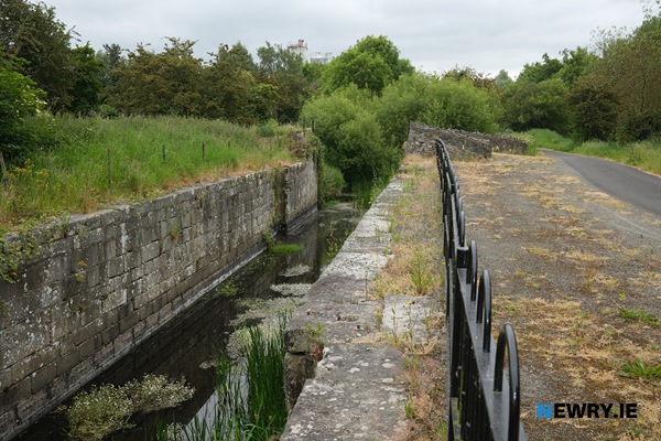 One of the locks on Newry Canal in need of restoration. Photograph: Columba O'Hare/ Newry.ie 