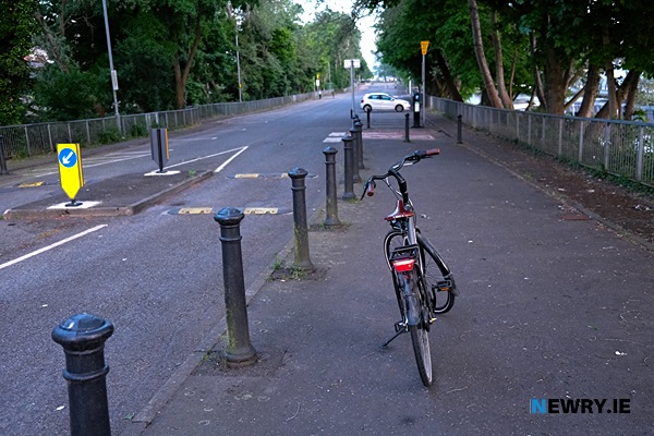 The route through the car park at Buttercrane Quay would be one of the simplest to provide.