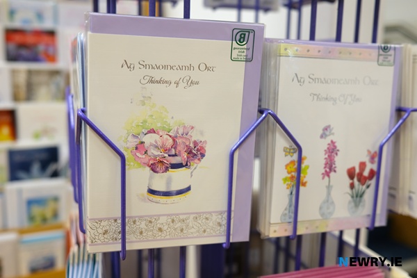 Some of the Irish Language cards on offer.