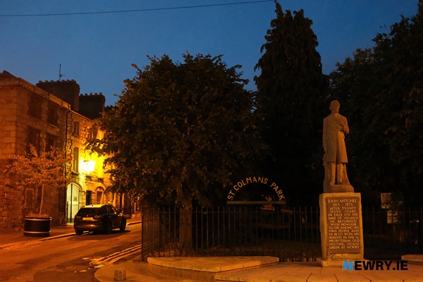 The John Mitchel statue in John Mitchel Place, Newry. Photograph: Columba O'Hare/ Newry.ie 