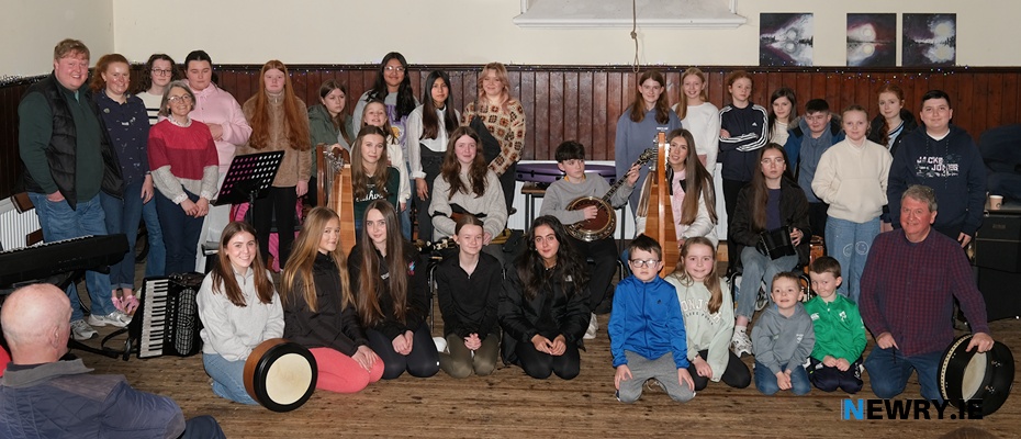 Participants in the Yew Gen Youth Club musical afternoon at Newry Methodist Church. Photograph: Columba O'Hare/ Newry.ie 