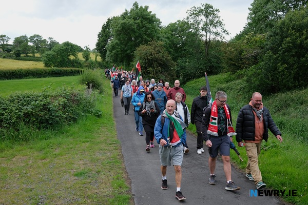 Participants head for Poyntzpass. Photograph: Columba O'Hare/ Newry.ie 