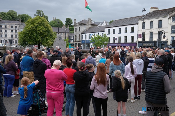 The Newry Says No protestors.