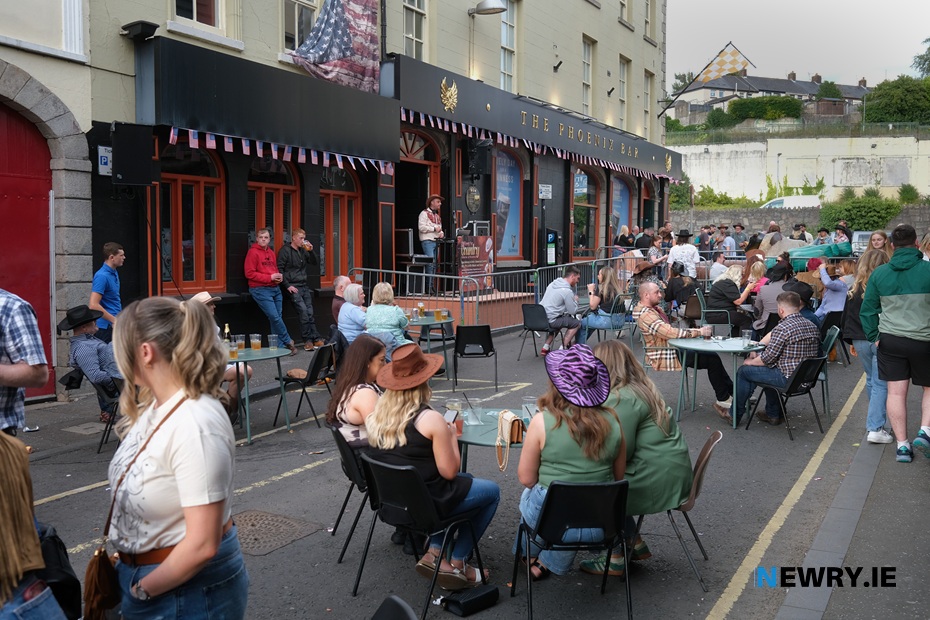 Newry Goes Nashville in Margaret Street, Newry in 2025. Photograph: Columba O'Hare/ Newry.ie 