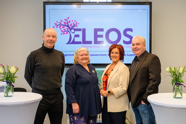 Speakers at events across the day included representatives from the business community who have supported Women’s Aid Armagh Down (WAAD). Pictured are: Damien Morris, O Hagan & Associates Architects, Eileen Murphy, CEO, WAAD, Edwina Flynn, CEO, Wood Innovations and Stephen McClelland, Newry & Mourne Enterprise Agency.