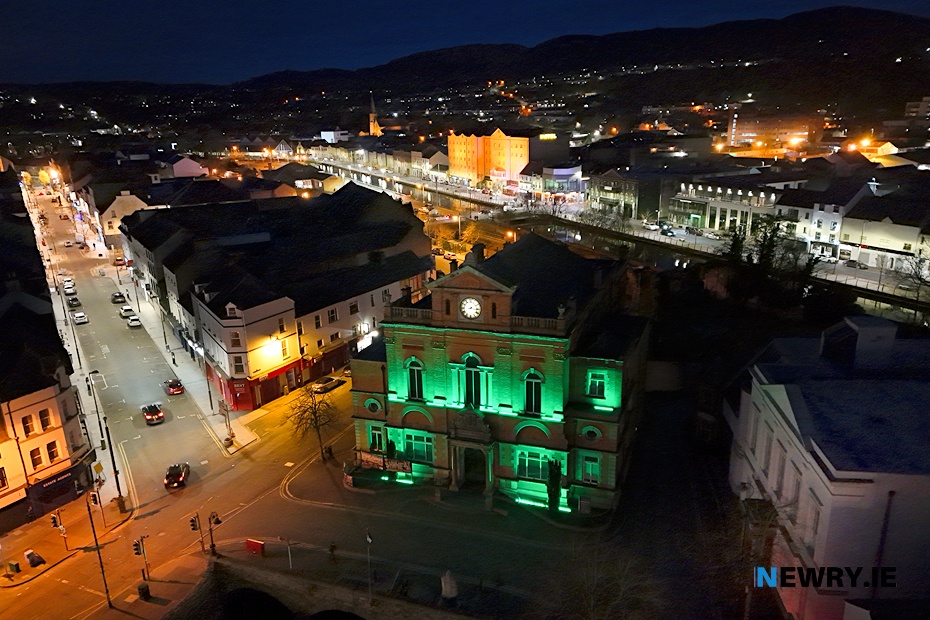 Newry Town Hall. Photograph: Columba O'Hare/ Newry.ie 