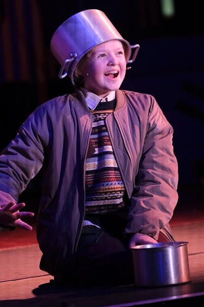 Naomi Gribben as Charlie in Charlie and the Chocolate Factory. Photograph: Columba O'Hare/ Newry.ie 