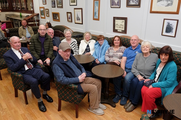 Pictured at the reopening of Biffers, The Brain Injury Foundation’s refurbished social space in Camlough.  From left: Charles Magee, Paul McCann, Micheal Canavan, Patrick Rooney, Aileen Dolaghan, Pauline Magee, Jeanie Wilson, Majella McGeeney, Pearse Rafferty, Rosie Turpin and Bronagh Rooney. Photograph: Columba O'Hare/ Newry.ie 