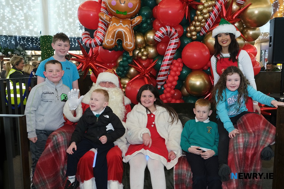 Santa at Buttercrane in 2024.