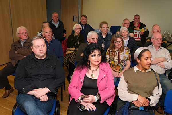Visitors to Poyntzpass for the launch of Poyntzpass and District Historical Society's 18th Before I Forget journal. Photograph: Columba O'Hare/ Newry.ie 
