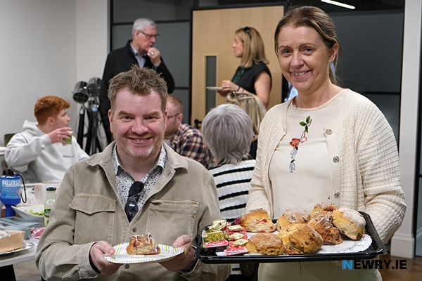 Martin Murtagh, The Growth Network and Dara O'Hagan, Clanrye Group at The Hub. Photograph: Columba O'Hare/ Newry.ie 