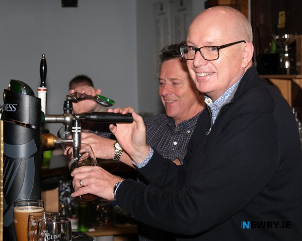 The event was so busy that even Chamber CEO Michael Savage did a stint behind the bar.