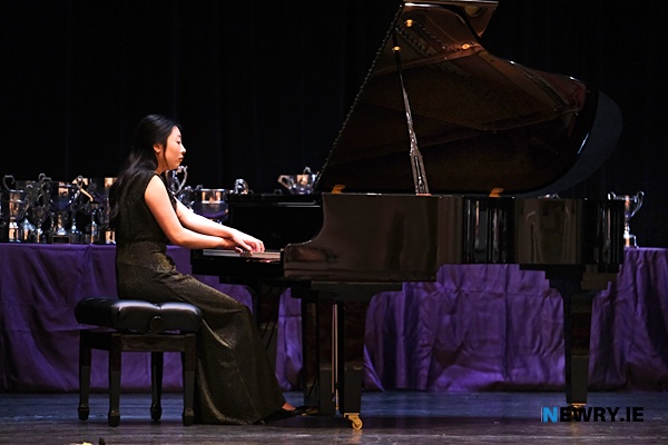 Catherine Chang taking part in the Young Musician of the Year preliminary round. 