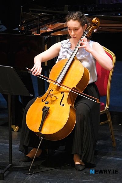 Alina Obreja performing at the Young Musician of the Year.