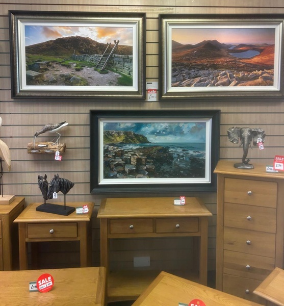 Art and furniture blend at Scrabo Fine Art & Furnishings