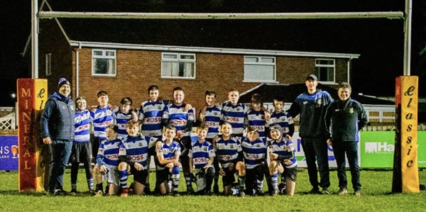 The Newry RFC Under 12 team