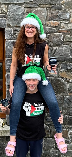 Ciaran O'Conboirne and Jenn Fitzgerald 