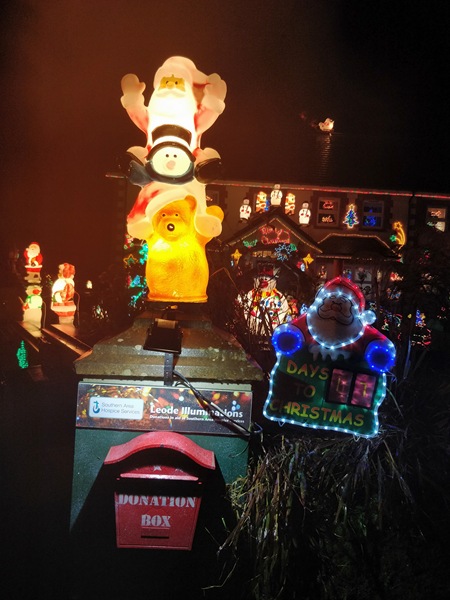 You can also donate via a donation box at the house