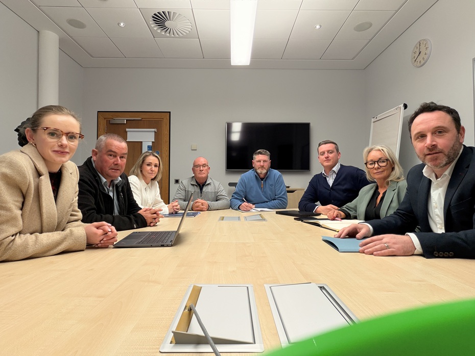 SDLP Councillors at the meeting.