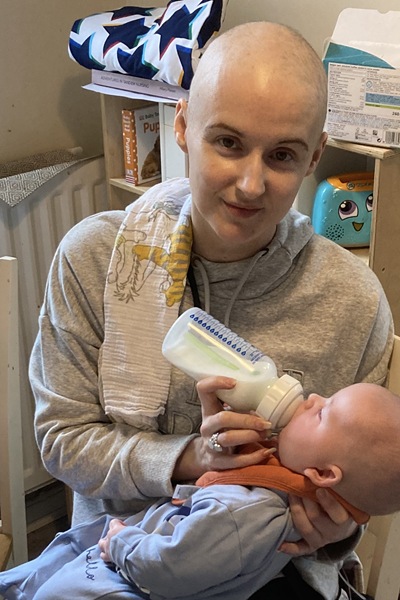 Gabrielle McTaggart was diagnosed with breast cancer when she was pregnant with her second child. 