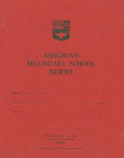 Ashgrove Secondary Intermediate or the ‘Inter’, opened on 1 September 1960, with 394 pupils on the register. The school was purpose built to provide a new concept in education, education according to age, aptitude and ability, with a focus on training pupils in practical skills. Newry & Mourne Museum Collection