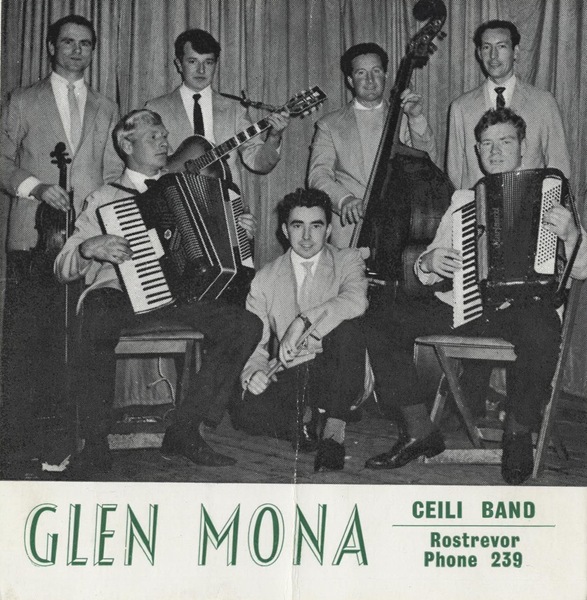 Glen Mona Ceili band, a well-known group from Rostrevor. Newry & Mourne Museum Collection