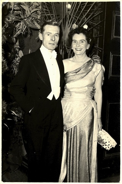 Gerald and Sheila Cronin (née Devenish-Meares) at the Newry Bachelors Ball, February 1952. Newry & Mourne Museum Collection