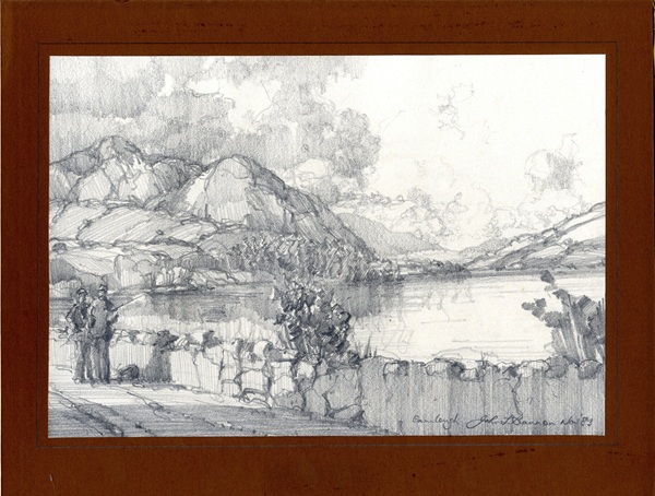Camlough 1983, by John T Bannon. Newry & Mourne Museum collection.
