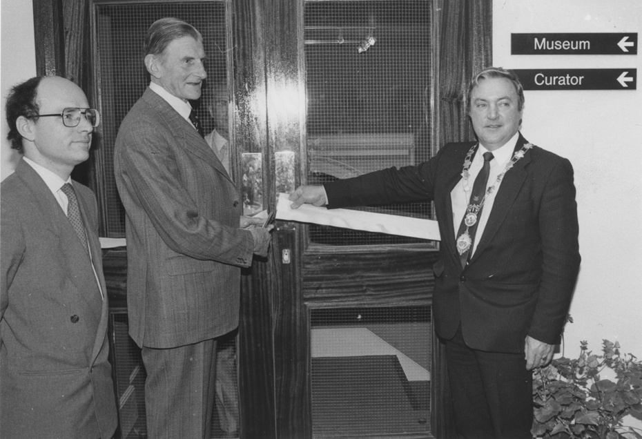 The Museum was officially opened by the Chairman of Newry and Mourne District Council, Councillor Pat Toner, along with Major Gerald Reside, a founder member of the Old Newry Society, on 30th May 1986. Newry & Mourne Museum Collection