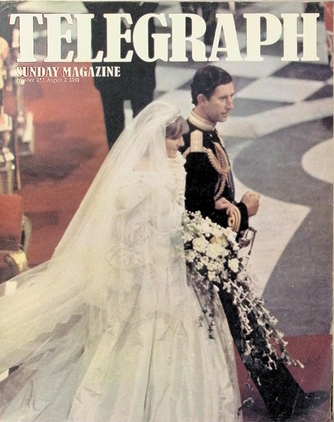 Newspaper supplement commemorating the marriage of HRH The Prince of Wales and Lady Diana Spencer. Newry & Moune Museum Handling Collection