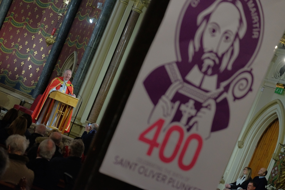Launch of Oliver Plunkett 400  12 February 2025 St Peter's Church Drogheda. Photograph: LiamMcArdle.com
