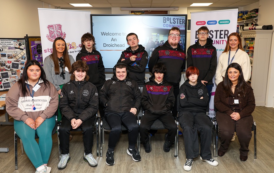 Participants in the An Droichead programme at Bolster Community. Photograph: Noel Moan