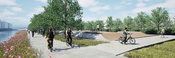 A pump track is one of the proposed additions to the park
